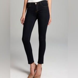 J Brand dark indigo skinny angle length jeans. Style# 811T289. Size 25.